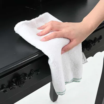 Immagine prodotto di vidaXL Panni per la pulizia 50 pz. Bianco con strisce verdi 50x60 cm