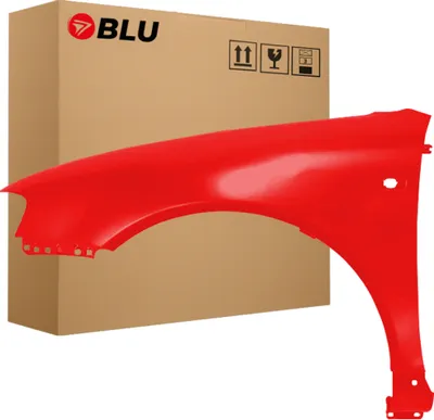 Immagine prodotto di BLU Parafango compatibile con Audi A3 8L Lift LY3H Sinistra Rot LaserRot | 2000-2003 | Anteriore | Verniciato | Pronto per il montaggio | Acciaio