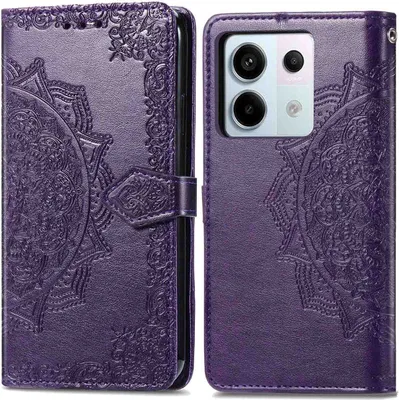 Obrázek produktu pro imoshion Mandala skládací pouzdro Xiaomi Redmi Note 13 Pro (5G) / Poco X6 – fialové