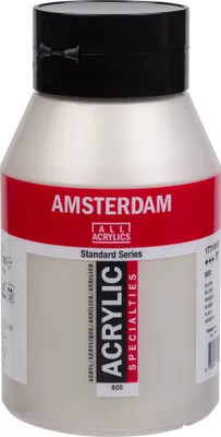 Produktbild von Amsterdam Standard Series Acrylfarbe Flasche 1000 ml Silber 800