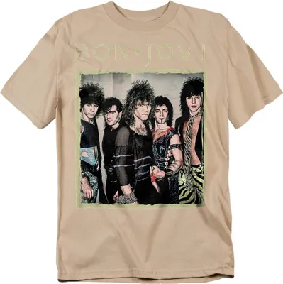 Image de Bon Jovi - T-shirt Homme/Femme Unie TV21604 (M) (Sand)