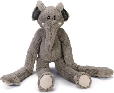 Produktbild von Beeztees XL Elefant James - Hundespielzeug - Plüsch - Grau - 80x29x15,5