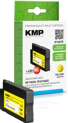 Immagine prodotto di KMP Patrone HP 953XL (F6U18AE) yellow 2000 S. Hybrid-Chip refilled