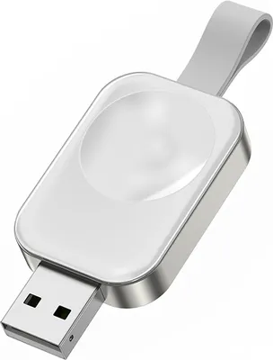 Produktbild von MMOBIEL Ladegerät für Apple Watch - Kompaktes USB-A Kabellose iWatch Ladestation auch für AirPods