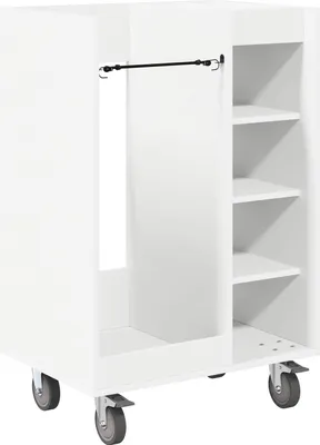 Produktbild von Golf Schrank Mit Rad Uni Weiß 65 x 45 x 98 cm