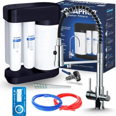 Produktbild von Wasserfilter RO 3-Wege Küchenarmatur Chrom