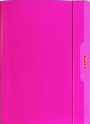 Image de Pochette en carton A4 avec élastique, rose