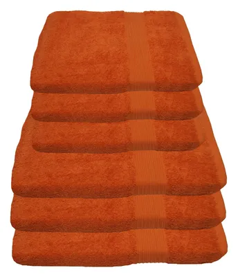 Produktbild von Julie Julsen Handtuch Set Terrakotta,Set:6 tlg. 3 Badetücher 3 Handtücher