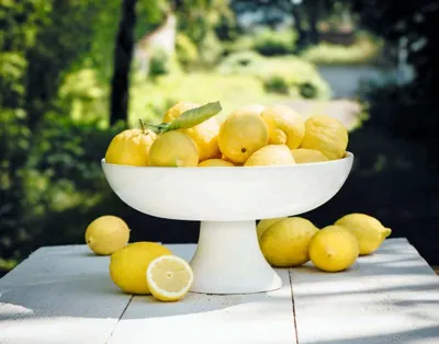 Immagine prodotto di ASA Selection grande Schale auf Fuß, Dessertschale, Dekoschale, Steingut, Weiß, Ø 14 cm, 2789147