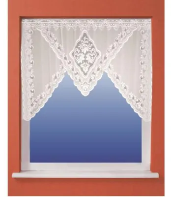 Produktbild von Jacquard-Bogenpanneau - Kurzgardine von Albani