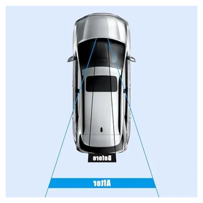Produktbild von Rückspiegel Auto, Innenspiegel Auto, Große Vision Weitwinkel Panorama Auto Spiegel, Blendfreier Rückspiegel für Autos, SUVs, LKW(244x90mm)