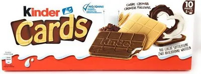 Produktbild von Ferrero Kinder Cards 128g