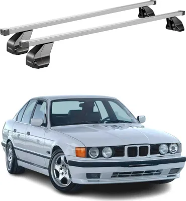 Produktbild von Menabo Dachträger Grundtäger für BMW 5er E39 Limo 1995-2003 75kg Stahl Silber 2x