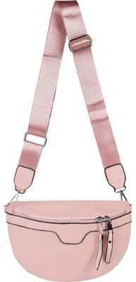 Produktbild von styleBREAKER Damen Umhängetasche in Halbmond Form, abnehmbarer verstellbarer Schultergurt, Einfarbige Handtasche 02012380