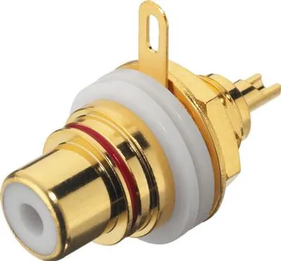 Produktbild von MONACOR T-710GI Cinch-Einbaubuchsen