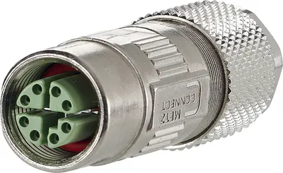 Immagine prodotto di METZ CONNECT MMF881A315. Stecker: M12, Produktfarbe: Silber, Kabelstandard: Cat6a (MMF881A315)