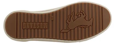 Produktbild von Mustang Damen Sneaker mit Glitzer-Schnürsenkeln und Reißverschluss 15M0112011, Größe:40 EU, Farbe:Braun
