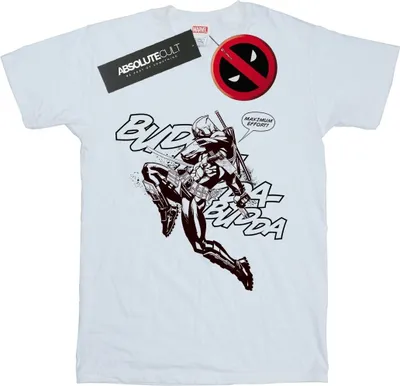 Produktbild von Marvel - "Budda Budda" T-Shirt für Herren BI22722 (S) (Weiß)