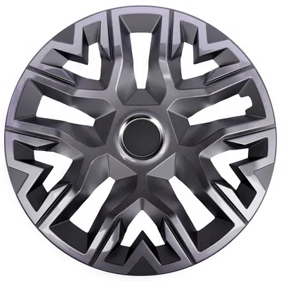 Zdjęcie produktu dla Uniwersalne kołpaki piast 16'' NRM Perfecto malowane na grafitowo 4 szt