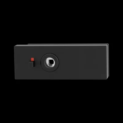 Produktbild von Griffwerk PURISTO S -Graphitschwarz Schlosskasten mit Magnetfalle -smart2lock
