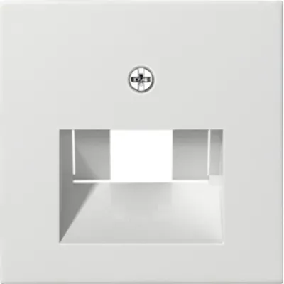 Produktbild von GIRA 027027 Abdeckung UAE/IAE+Netzwerk System 55 Reinweiß seidenmatt