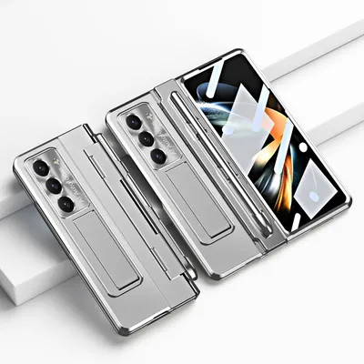Obrázek produktu pro Pro Samsung Galaxy Z Fold5 5G Pouzdro s panty, stojánkem, držákem na pero a stylusem