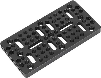 Obrázok produktu pre Hliníková montážna doska s 1/4"-20 a 3/8"-16 skrutkami, multifunkčná, ľahká, vrátane imbusového kľúča