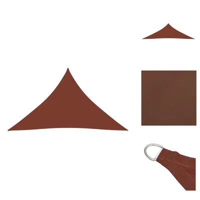 Obrázok produktu pre vidaXL Markíza Oxford Fabric Triangular 5x5x6 m Terracotta Red - Slnečníky a tienidlá