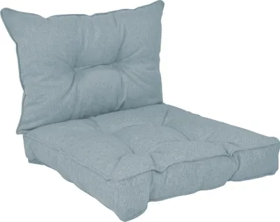Immagine prodotto di POKAR cuscino da salotto cuscino di seduta cuscino per sedia, Colore:Blu, Dimensioni:Set di 2 (50x50 + 50x40)