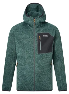 Produktbild von Regatta - "Newhill" Fleecejacke für Herren, Durchgehender Reißverschluss, meliert RG12109 (S) (Dunkelwaldgrün)