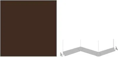 Produktbild von Getalit Innenecke 90° Plus 35 x 35 x 35 mm, mocca