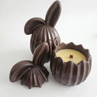 Immagine prodotto di Candela Profumata Cioccolato Orecchietta - Pasqua KP39753
