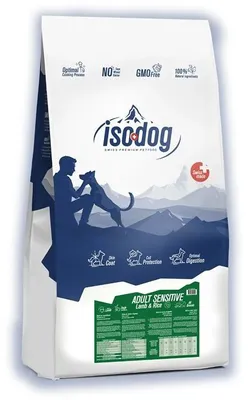 Produktbild von Iso-Dog Hundetrockenfutter Adult Sensitive Lamm & Reis Maxi 20kg