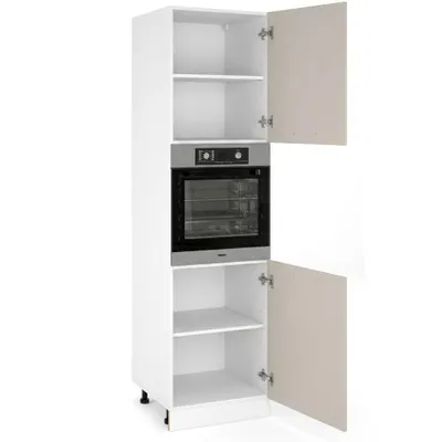 Produktbild von ULWEHOME Hoher Unterschrank für den Backofen, 60 cm hoch, 2 Fronten, Kaschmir | Küchenmöbel, EKO-System