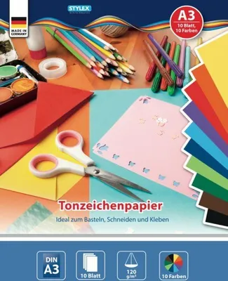 Produktbild von Tonzeichenpapier A3 10 Blatt