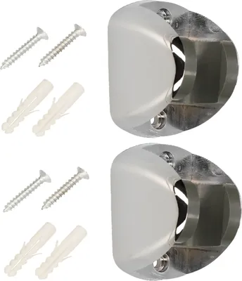 Obrázek produktu pro KOTARBAU® Sada 2 sprchových držáků 60x45 mm Nastavitelný univerzální chromovaný kompletní set