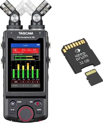 Zdjęcie produktu dla Rejestrator dźwięku Tascam Portacapture X8 z kartą SD