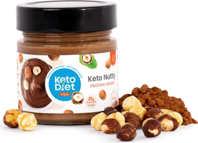 Produktbild von Keto Nutty – Eiweißcreme ohne Zuckerzusatz, 220 g