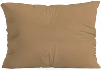 Imagen del producto de Fundas de cojín Unyqoos® de algodón, juego de 2, color chocolate, 60x70 cm, súper suaves con cremallera interior