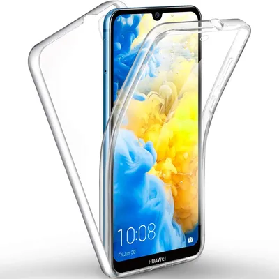 Produktbild von Huawei Y5 2019 Full Cover Silikon 5,71" TPU 360° Transparent Schutzhülle