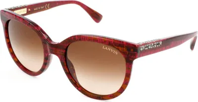 Produktbild von Lanvin SLN721S 0U40 RED STRIPED 52/21/140 Damen Sonnenbrillen