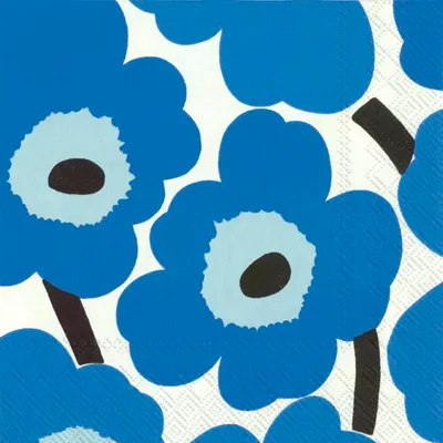 Produktbild von Servietten 25x25 cm - UNIKKO blue