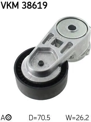 Produktbild von SKF VKM 38619 Spannrolle Keilrippenriemen für JEEP GRAND CHEROKEE II (WJ, WG) WRANGLER II (TJ)