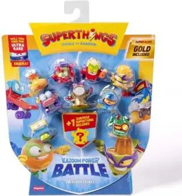 Zdjęcie produktu dla Superthings Kazoom - Zestaw 10 Figurków Mocy - Odkryj, kolekcjonuj, walcz