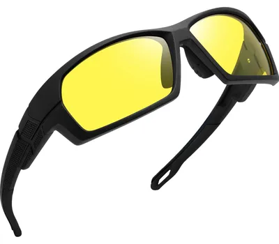 Produktbild von Sportnachtbrille TR90, leicht, UV-Schutz, uni, schwarz, für Abendaktivitäten