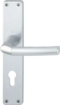 Produktbild von HOPPE Aluminium-Langschild-Türgriff-Garnitur  Birmingham  GRT/F1/8/PZ-72/52-62 - 11564507
