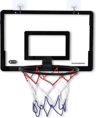 Produktbild von jinaishop Basketballkorb über der Tür, Wandhalterung Basketballkorb Ohne Bohren, Mini Basketballbrett Spielzeug für die Tür, Kinder Geschenke Schwarz