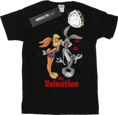 Produktbild von Looney Tunes - "Valentine's Day" T-Shirt für Herren BI34848 (S) (Schwarz)