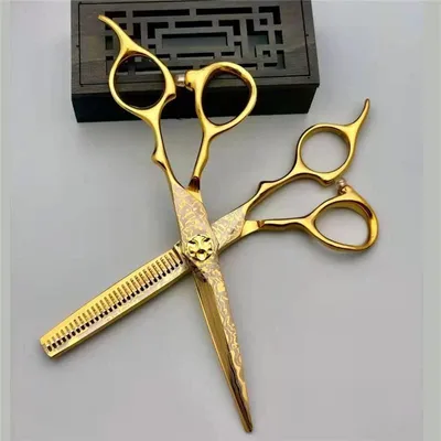 Zdjęcie produktu dla Profesjonalne nożyczki fryzjerskie wykonane ze stali 440C