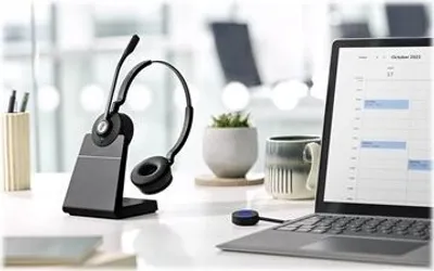 Zdjęcie produktu dla Jabra Engage 55, Bezprzewodowy, Biuro/centrum telefoniczne, 83 g, Zestaw słuchawkowy, Czarny, Tytan
